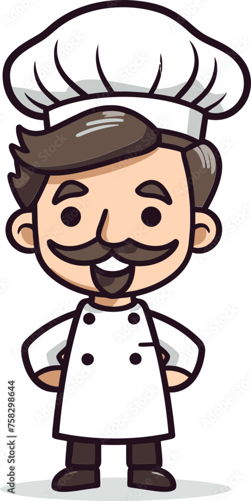 Artistic Ingredients Chef Vector Illustrations Crafting Culinary Magic