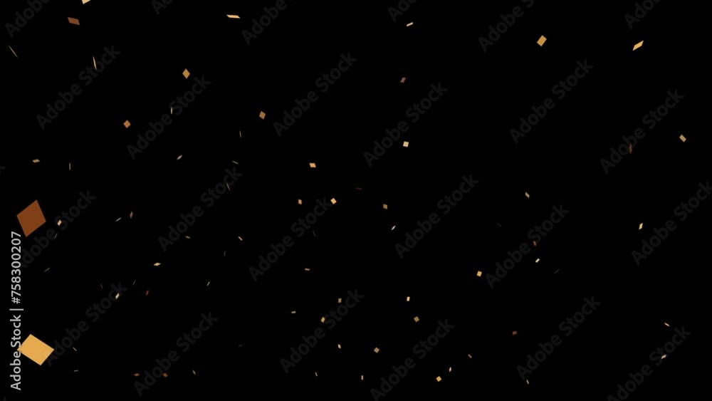 Confetti Explosion effect. Festive Fireworks. 4K video element for overlays Confetti Explosion effect. Festive Fireworks. 4K video element for overlays