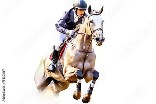 jockey champion background riding white horse horse horse jockey watercolor sport equestrian horse illustration isolated sport white jumping poster riding