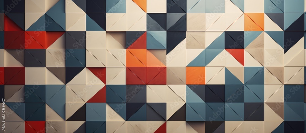 Create geometric patterns on a neutral background . Create geometric patterns on a neutral background .