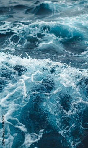 Sea waves storm background. © Yahor Shylau 
