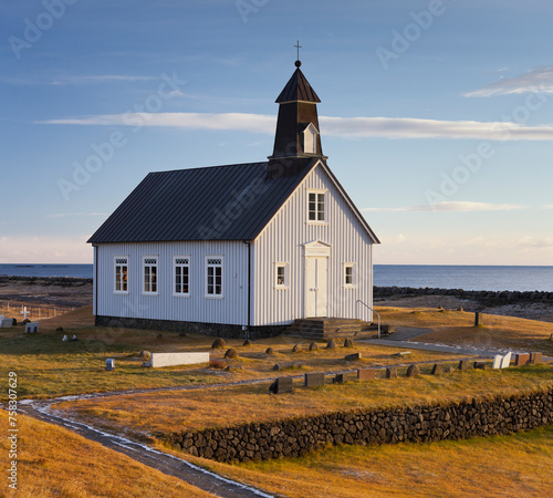 Strandarkirkja, Südisland, Island photo