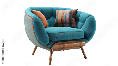Couch sofa furniture decorate living room collections cut out transparent backgrounds 3d rendering png © Ziyan Yang