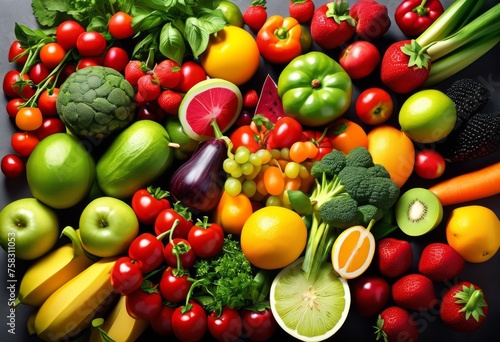 illustration, fruits, immune, diet, produce, recipe, vegetables, ingredients, antioxidants, fresh, health, eating, vibrant, nourishing