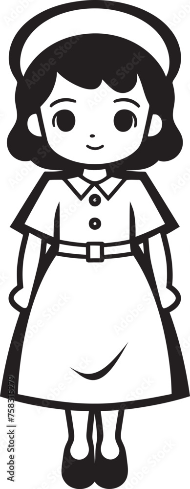 Caring Mentor: Nurse Cap Vector Black Logo Icon Design for Healthcare Guidance Empowering Healthcare: Nurse Symbol Vector Black Logo Icon Design for Medical Empowerment Caring Mentor: Nurse Cap Vector Black Logo Icon Design for Healthcare Guidance Empowering Healthcare: Nurse Symbol Vector Black Logo Icon Design for Medical Empowerment