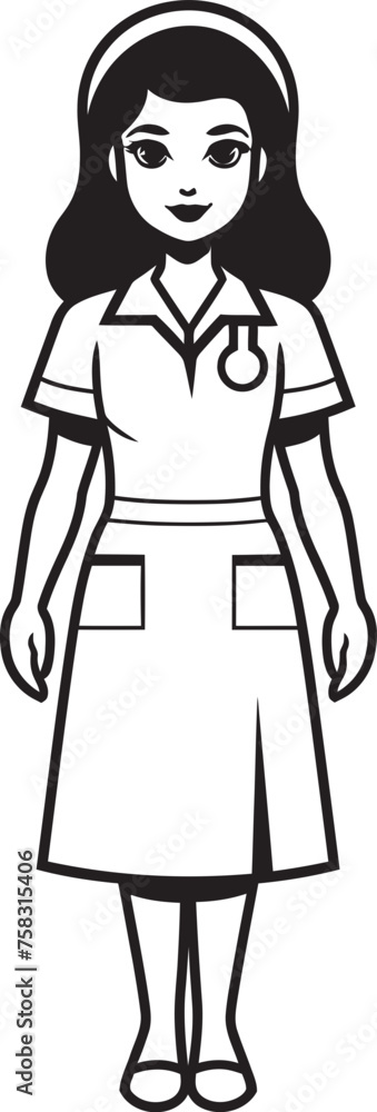 Healing Partner: Nurse Symbol Vector Black Logo Icon Design for Health Collaboration Healthcare Compass: Nurse Hat Vector Black Logo Icon Design for Medical Navigation Healing Partner: Nurse Symbol Vector Black Logo Icon Design for Health Collaboration Healthcare Compass: Nurse Hat Vector Black Logo Icon Design for Medical Navigation