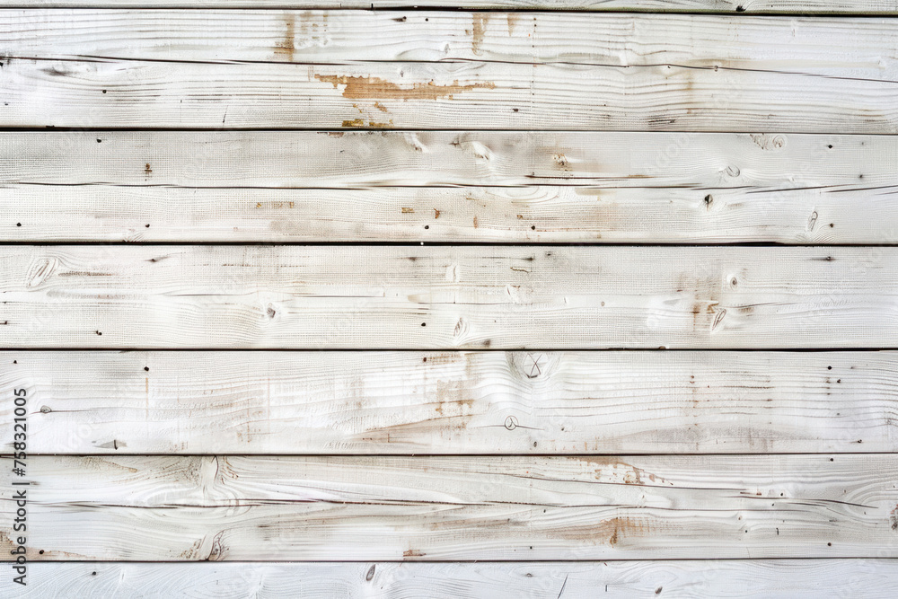 Fototapeta premium White wood plank texture for background.