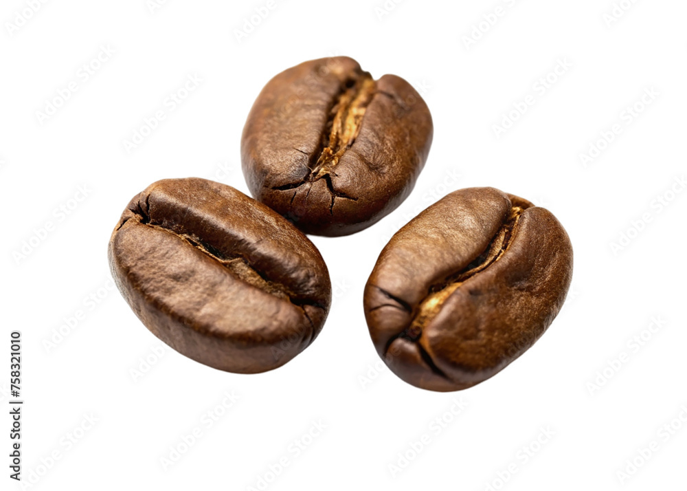 Coffee beans. isolated on transparent background. Coffee beans. isolated on transparent background.
