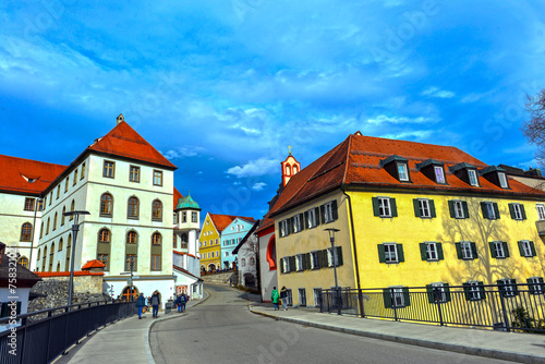 Die Altstadt von F  ssen  Bayern 