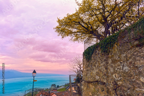 Chexbres im Distrikt Lavaux-Oron des Kantons Waadt in der Schweiz photo