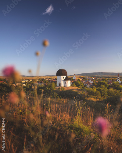 Medieval Rotunda temple in Osku, Hungary