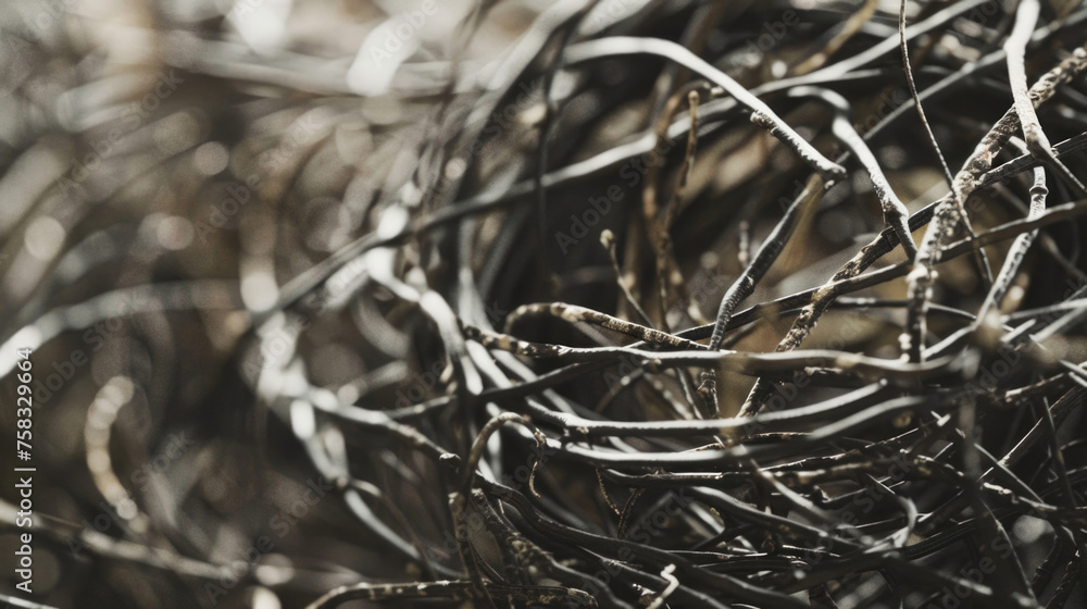 Detailed view of a bunch of wires. Perfect for technology concepts Detailed view of a bunch of wires. Perfect for technology concepts