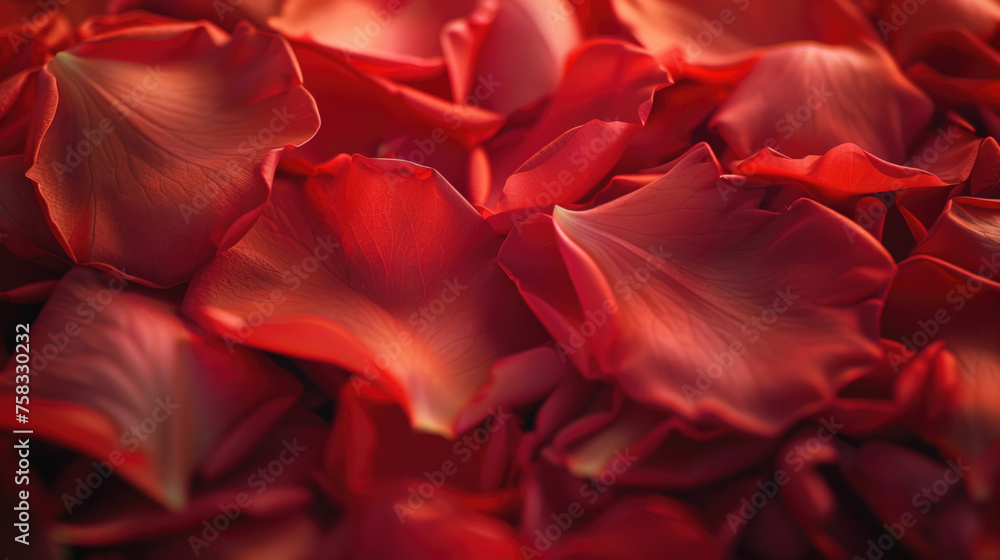 A close up of a bunch of red petals. Suitable for various design projects A close up of a bunch of red petals. Suitable for various design projects