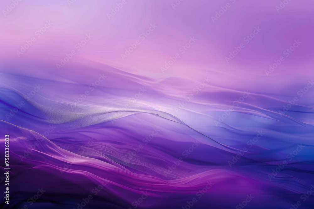 Obraz premium Abstract purple and blue waves background, suitable for design projects