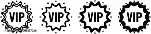 Very important person sign. Vector Illustration.