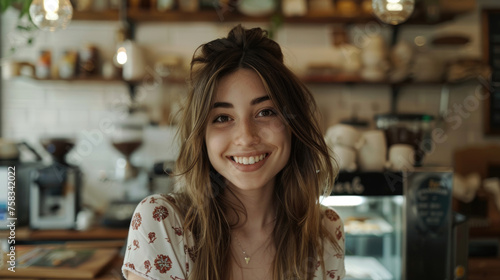 A woman sitting at a table with a plate of food. Suitable for food and lifestyle concepts