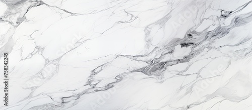 A close up of a monochrome winter scene with a white marble texture resembling a freezing slope covered in snow, creating a beautiful liquid pattern