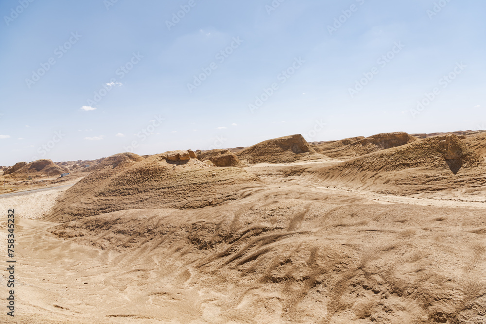 Qinghai Haixi Dachaidan original wind erosion landform