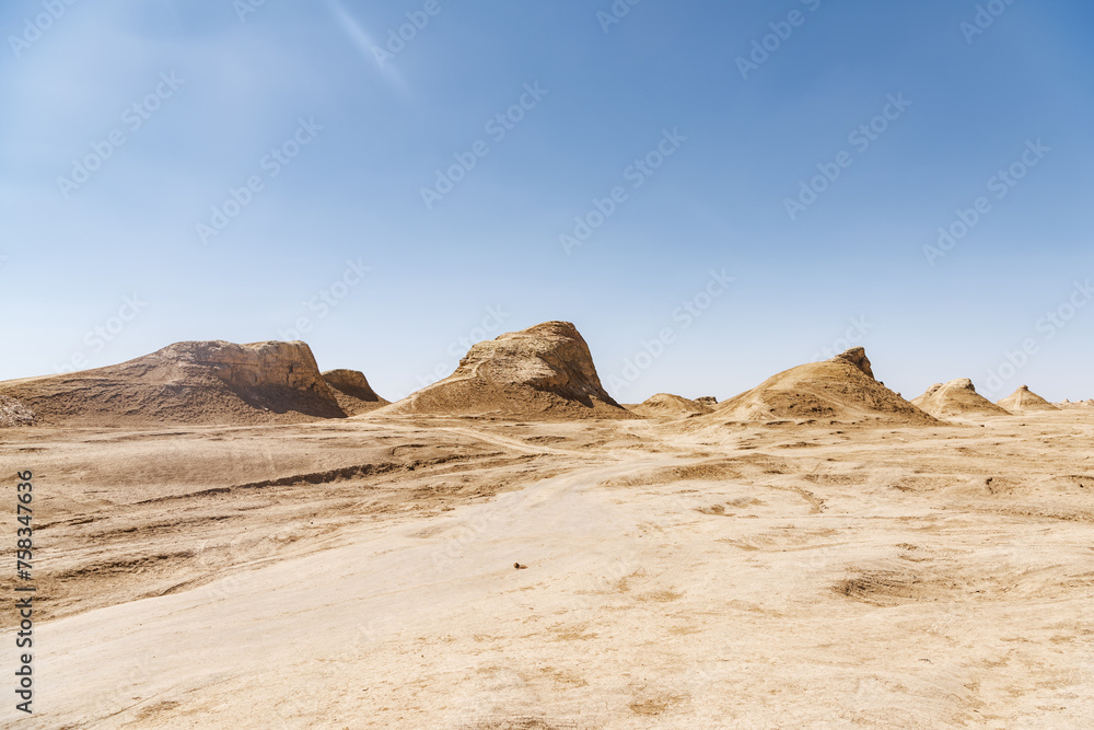 Qinghai Haixi Dachaidan original wind erosion landform Qinghai Haixi Dachaidan original wind erosion landform