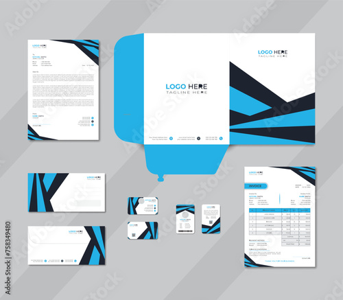 Creative corporate brand identity design template