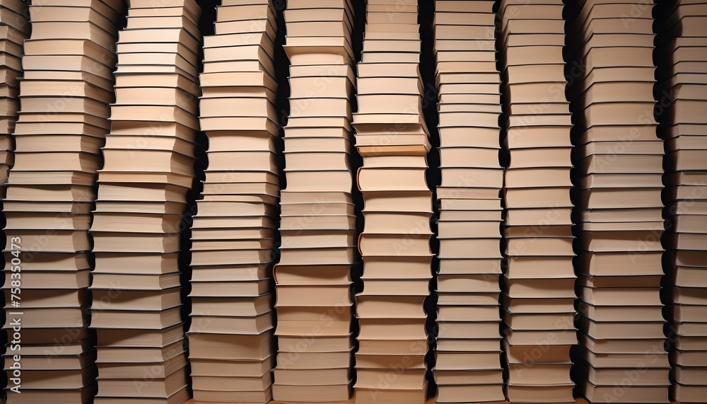 Large book piles background Large book piles background