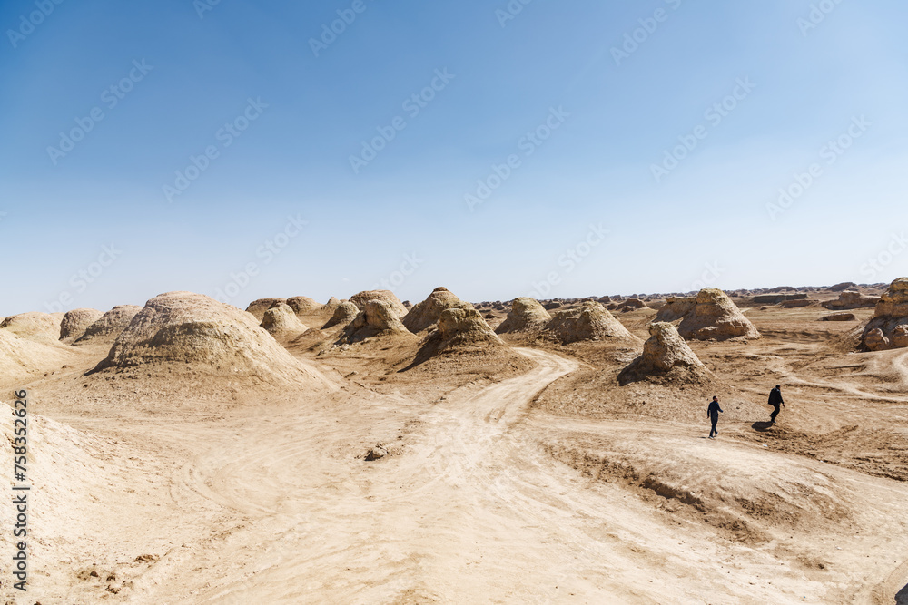 Qinghai Haixi Dachaidan original wind erosion landform Qinghai Haixi Dachaidan original wind erosion landform