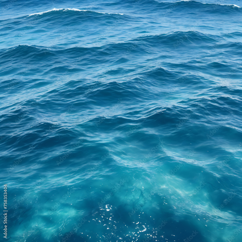 Obraz premium water texture waves ocean