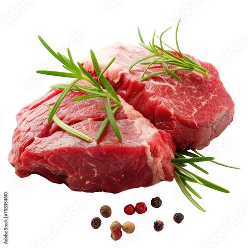 raw meat isolated transparent background