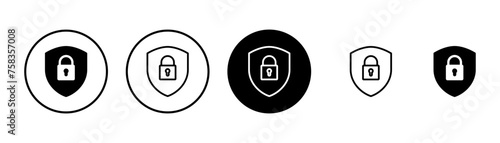 Security icon vector isolated on white background. protection icon. privacy. vpn
