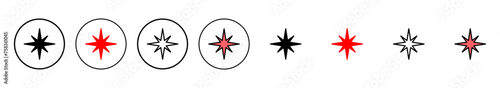 Compass icon vector illustration. arrow compass icon sign and symbol Compass icon vector illustration. arrow compass icon sign and symbol