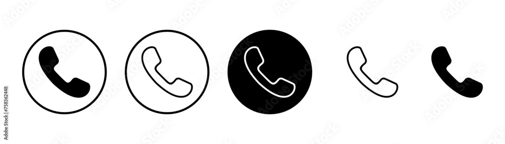 Call icon vector isolated on white background. Phone icon vector. mobile phone. telephone icon Call icon vector isolated on white background. Phone icon vector. mobile phone. telephone icon