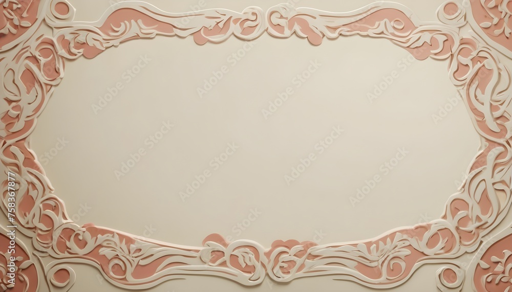 Patterned Border Enclave: Unobstructed Center for Custom Design Elements, Creating Charm and Elegance Patterned Border Enclave: Unobstructed Center for Custom Design Elements, Creating Charm and Elegance