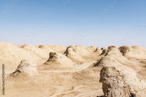 Qinghai Haixi Dachaidan original wind erosion landform