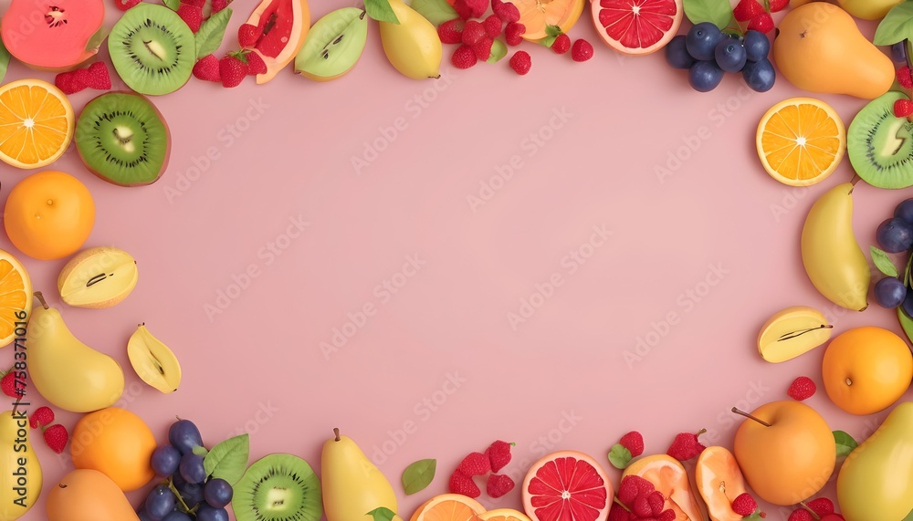 Harvest Delights: Craft an Enchanting Border of Fruits and Vegetables, Allowing Your Custom Text or Imagery to Take Center Stage in Vibrant Splendor Harvest Delights: Craft an Enchanting Border of Fruits and Vegetables, Allowing Your Custom Text or Imagery to Take Center Stage in Vibrant Splendor