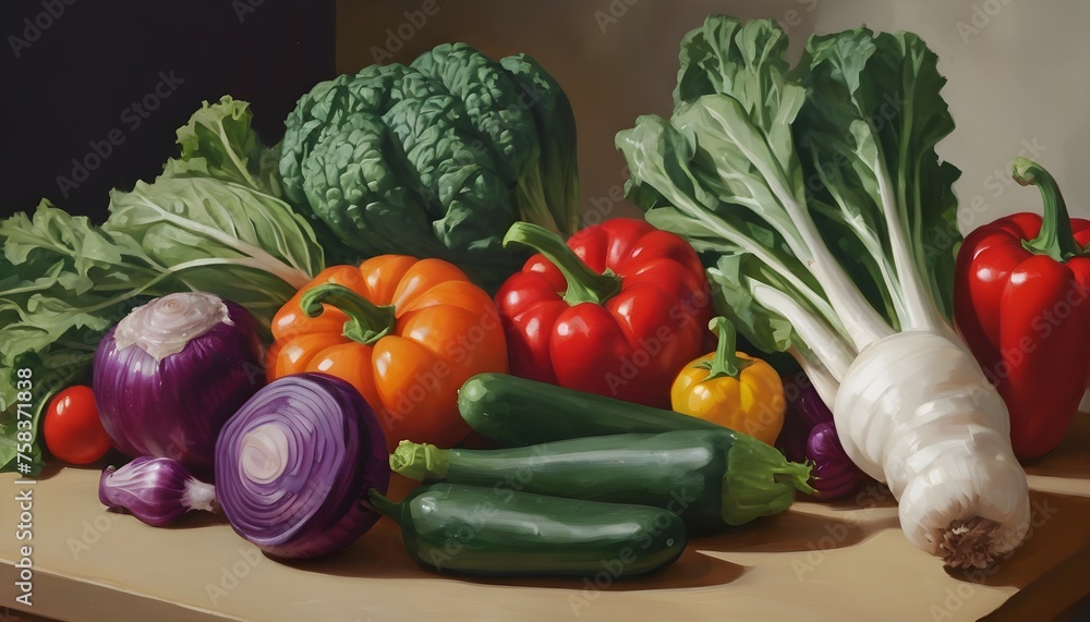 Verdant Bounty: A Diverse Grouping of Fresh and Colorful Vegetables, Celebrating Nature's Abundance in Healthy Cuisine and Culinary Delights Verdant Bounty: A Diverse Grouping of Fresh and Colorful Vegetables, Celebrating Nature's Abundance in Healthy Cuisine and Culinary Delights