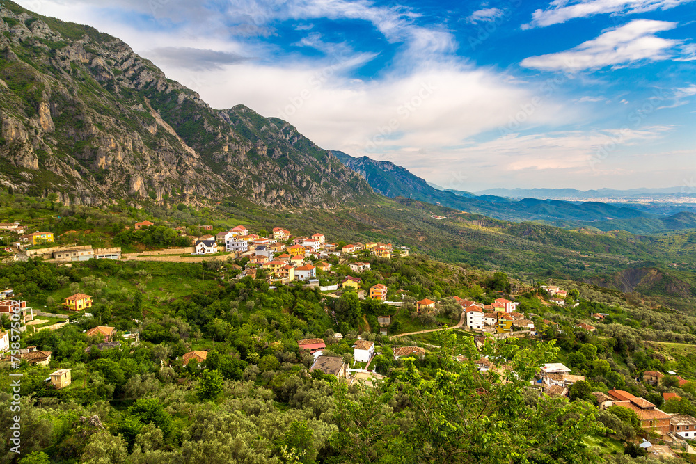 View from Kruja castle, Albania