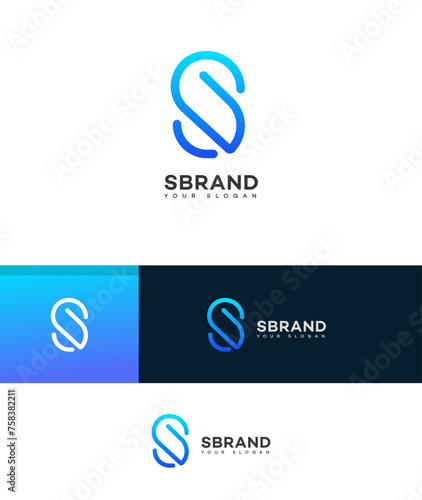 S Letter Logo Icon Brand Identity Sign Symbol Template 