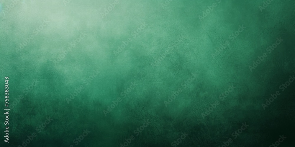 gradient emerald green background, lighter to a darker shade