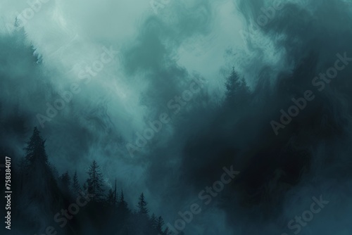 Midnight Haze texture, mysterious details of foggy atmospheres