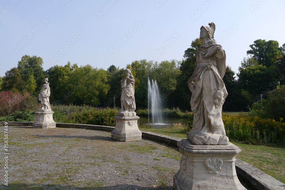 Skulpturen im agra-Park in Markkleeberg