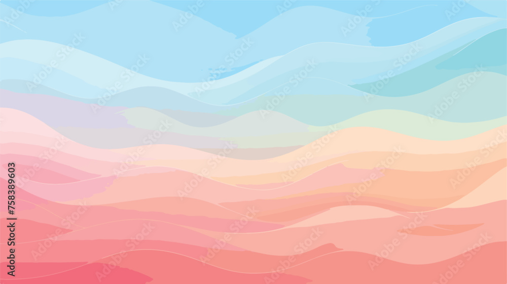 A gradient of pastel colors blending seamlessly int