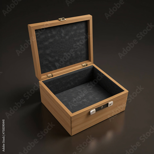  Jewelry woodbox luxury mockup
