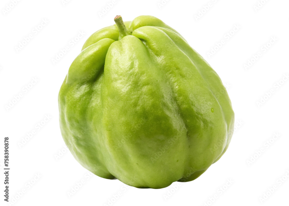 Chayote isolated on a transparent background, Chayote isolated on a transparent background,