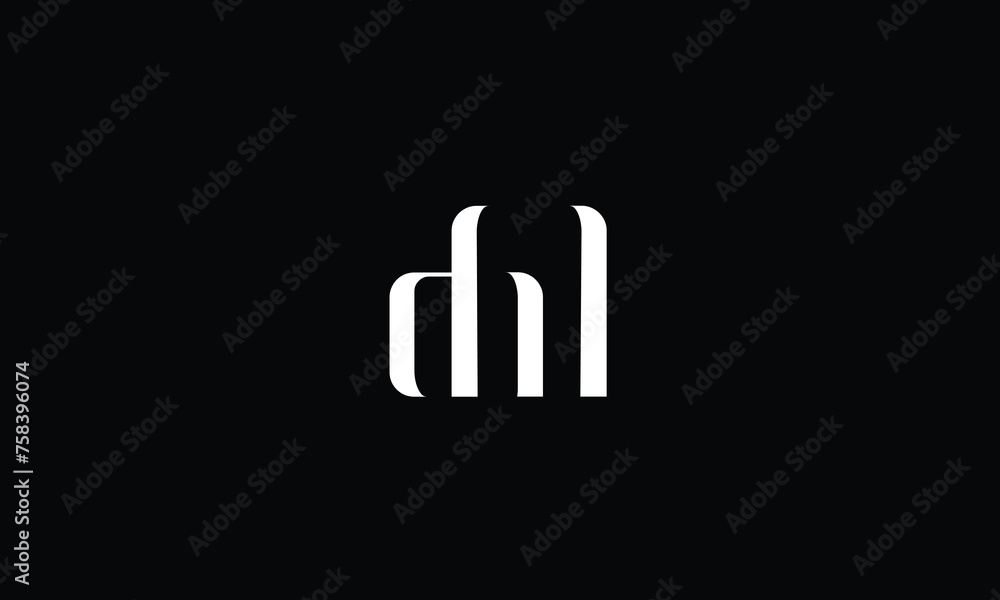 DW, WD, D, W, Abstract Letters Logo monogram DW, WD, D, W, Abstract Letters Logo monogram