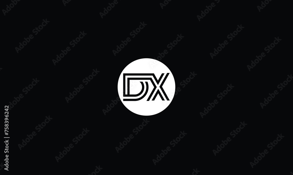 DX, XD, D, X, Abstract Letters Logo monogram DX, XD, D, X, Abstract Letters Logo monogram