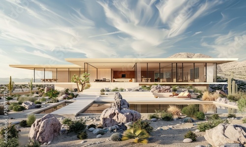 A modern style villa in the...