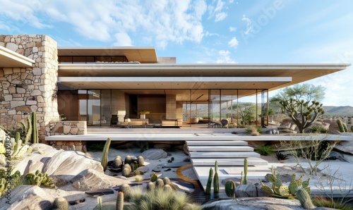 A modern style villa in the...