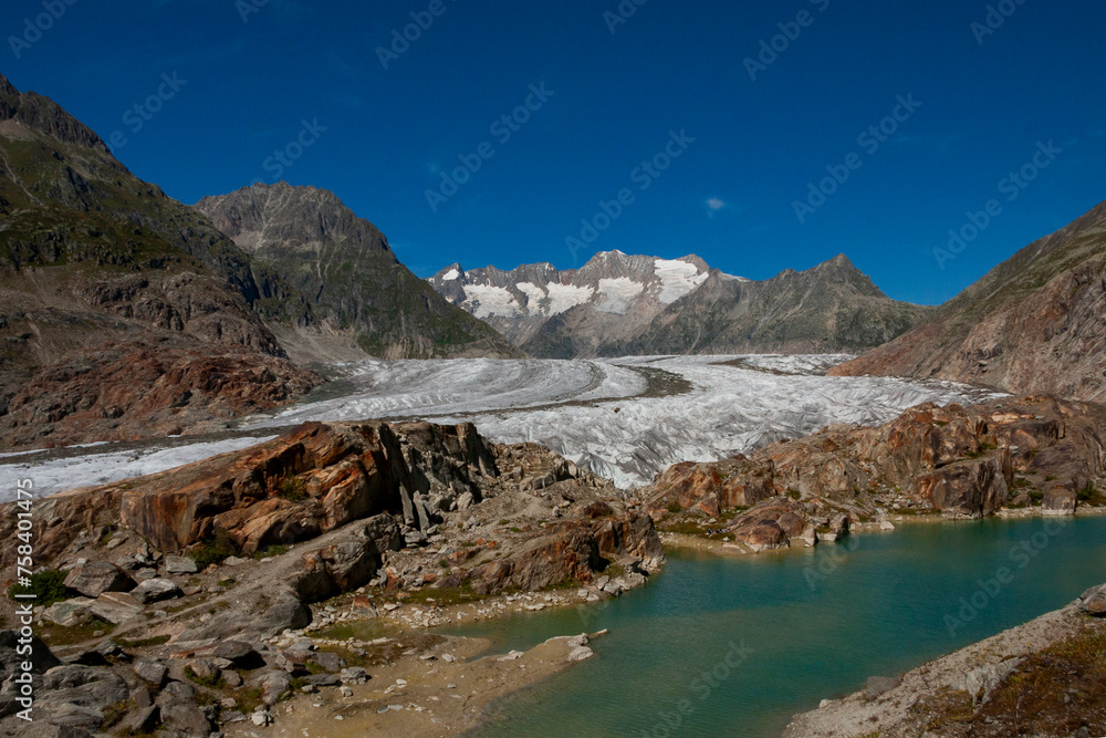 Jungfrau-Aletsch protected area, Bernese Alps, Switzerland Jungfrau-Aletsch protected area, Bernese Alps, Switzerland