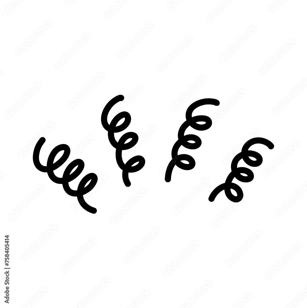 Hand drawn pop surprise line frame for title headline Hand drawn pop surprise line frame for title headline