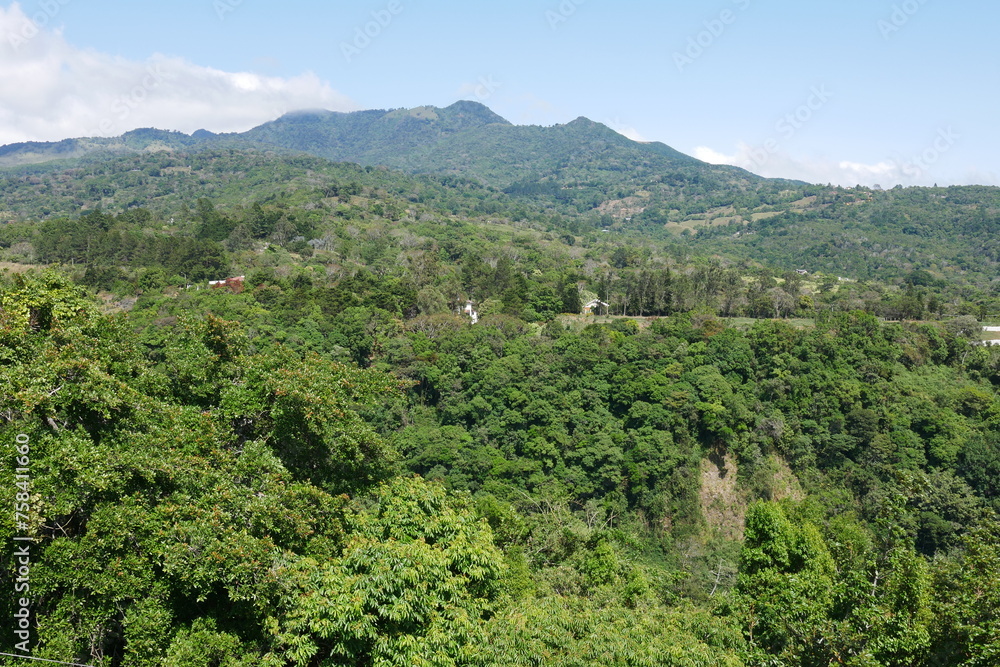 Tropischer Regenwald und Berglandschaft in Boquete Panama Tropischer Regenwald und Berglandschaft in Boquete Panama